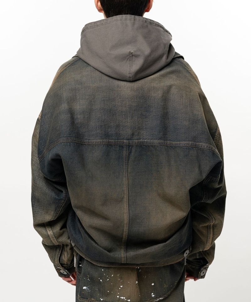 Shifted Layer Denim Jacket