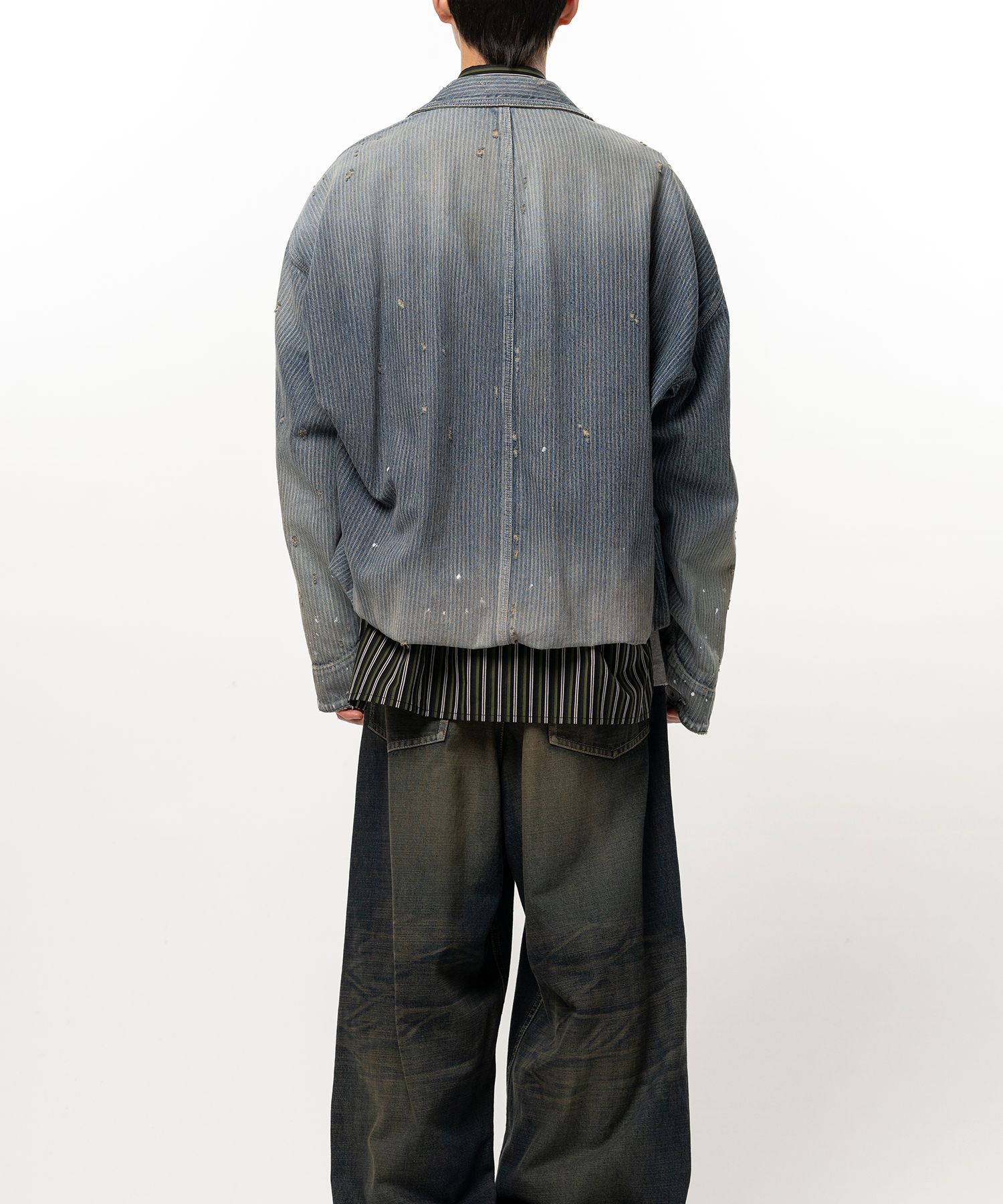 Folded Hem Chore Jacket
