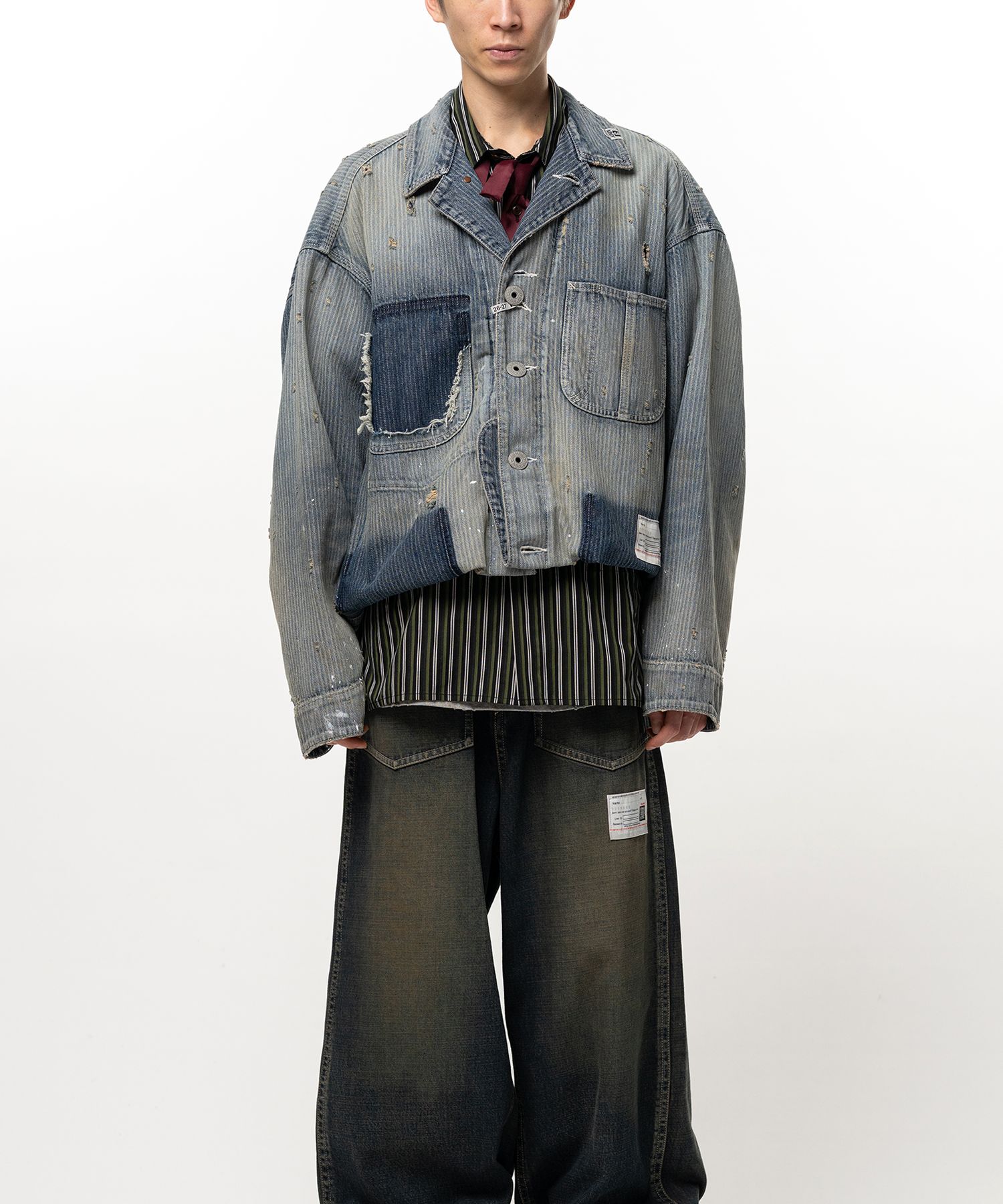 Folded Hem Chore Jacket