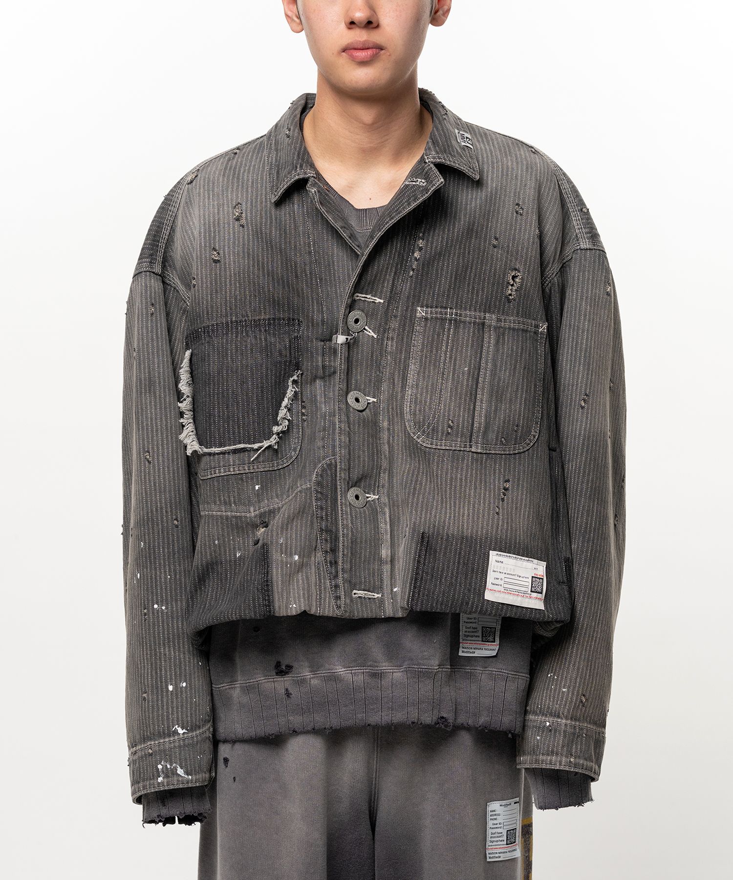 Folded Hem Chore Jacket