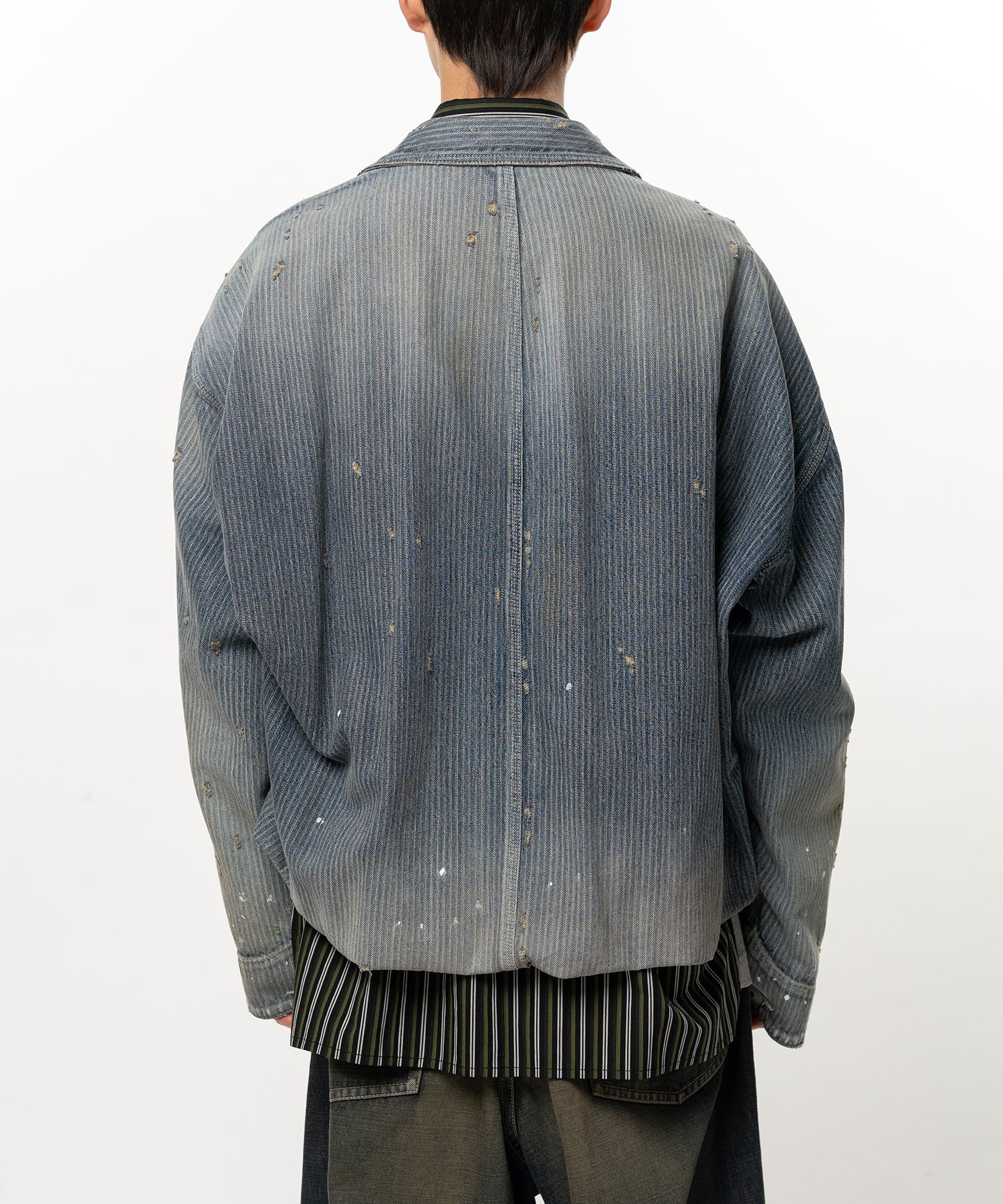 Folded Hem Chore Jacket