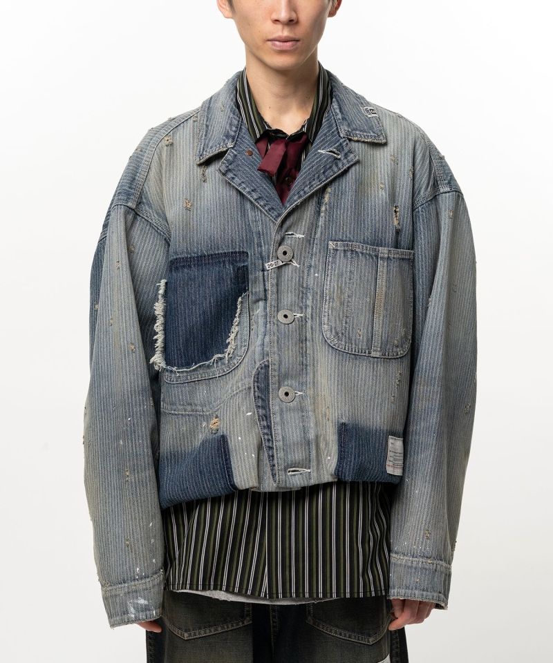 Folded Hem Chore Jacket