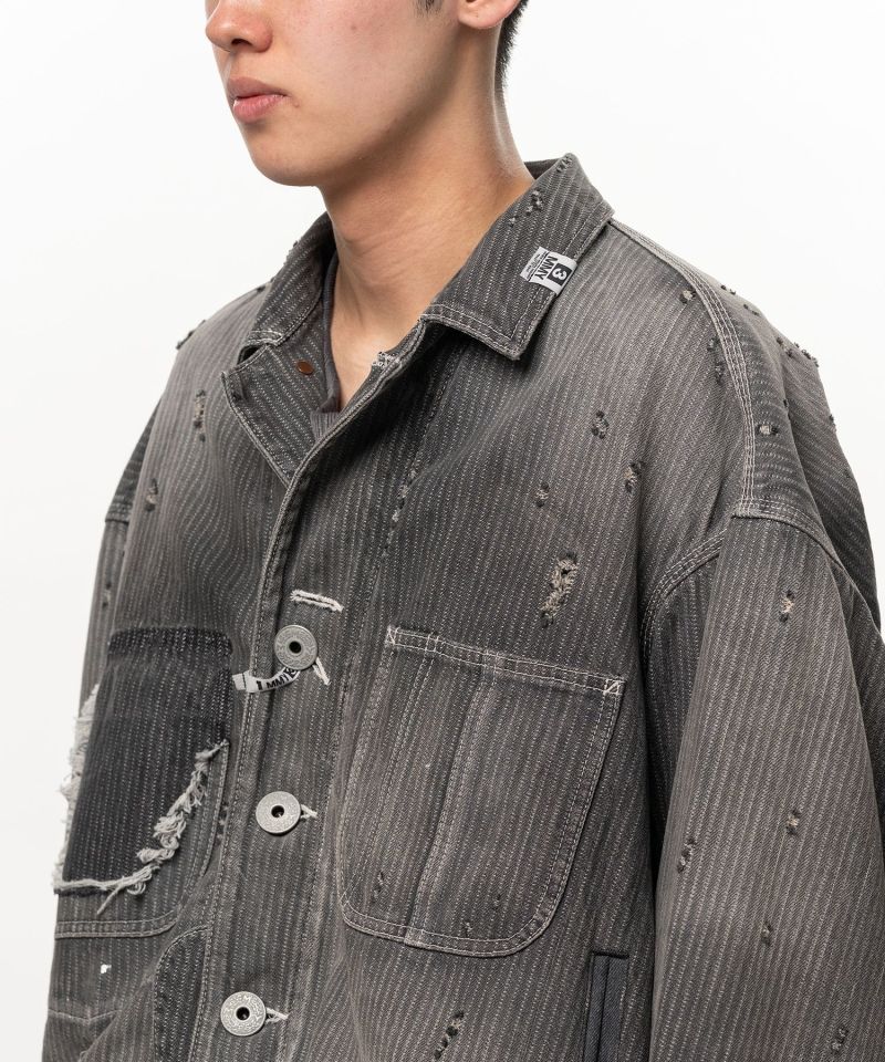 Folded Hem Chore Jacket