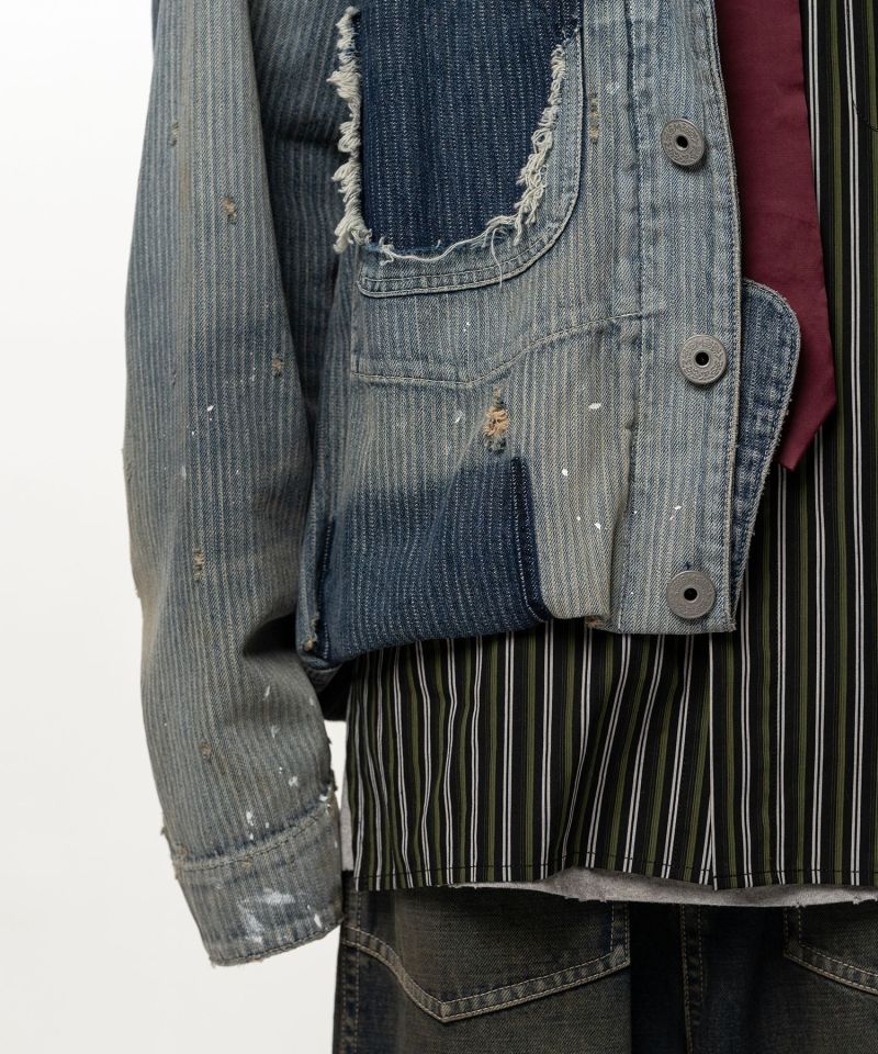Folded Hem Chore Jacket
