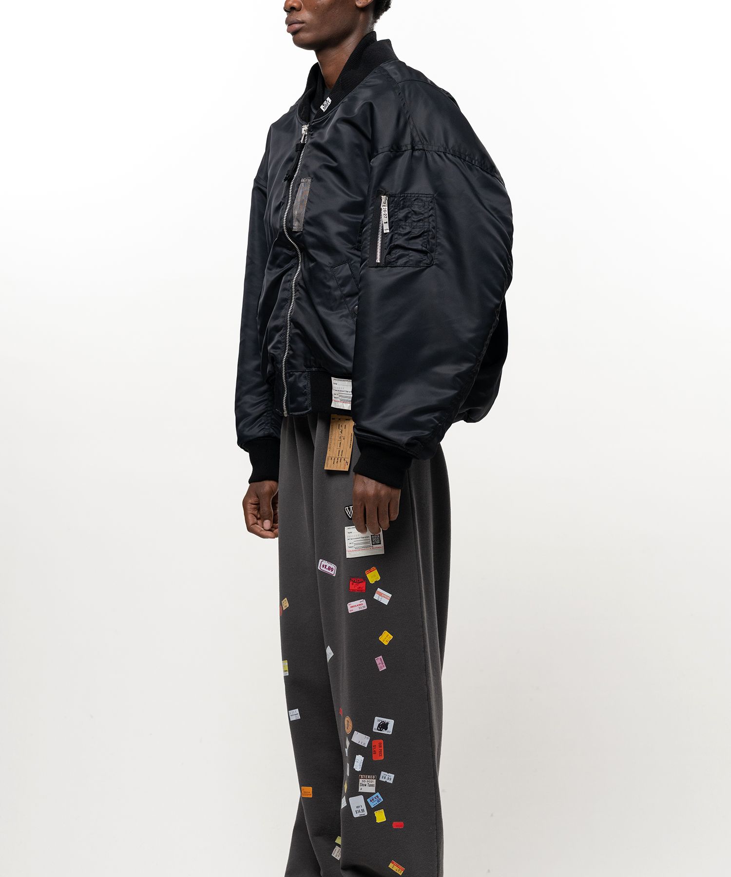Shifted Layer Flight Jacket