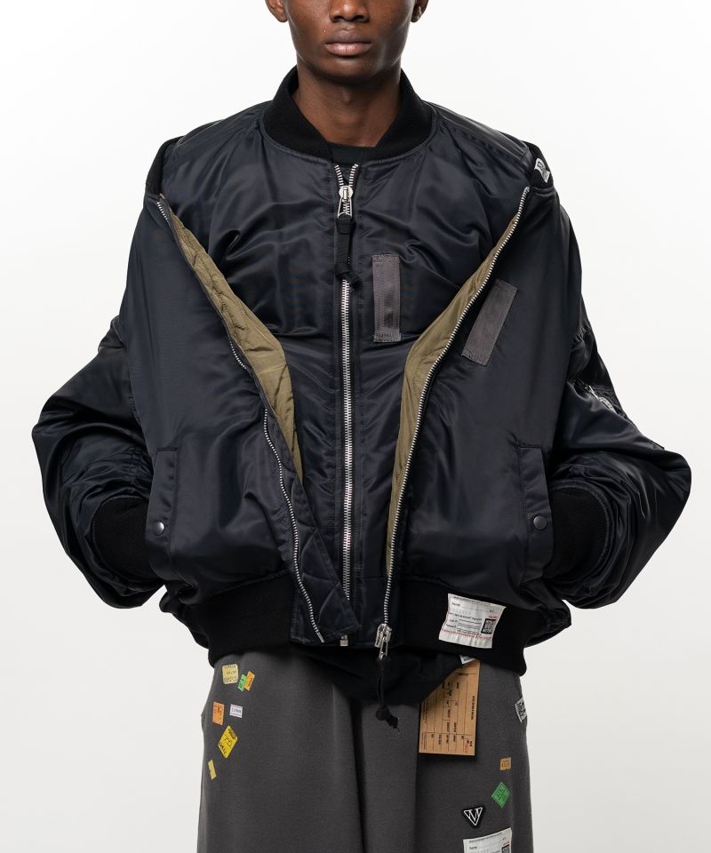Shifted Layer Flight Jacket