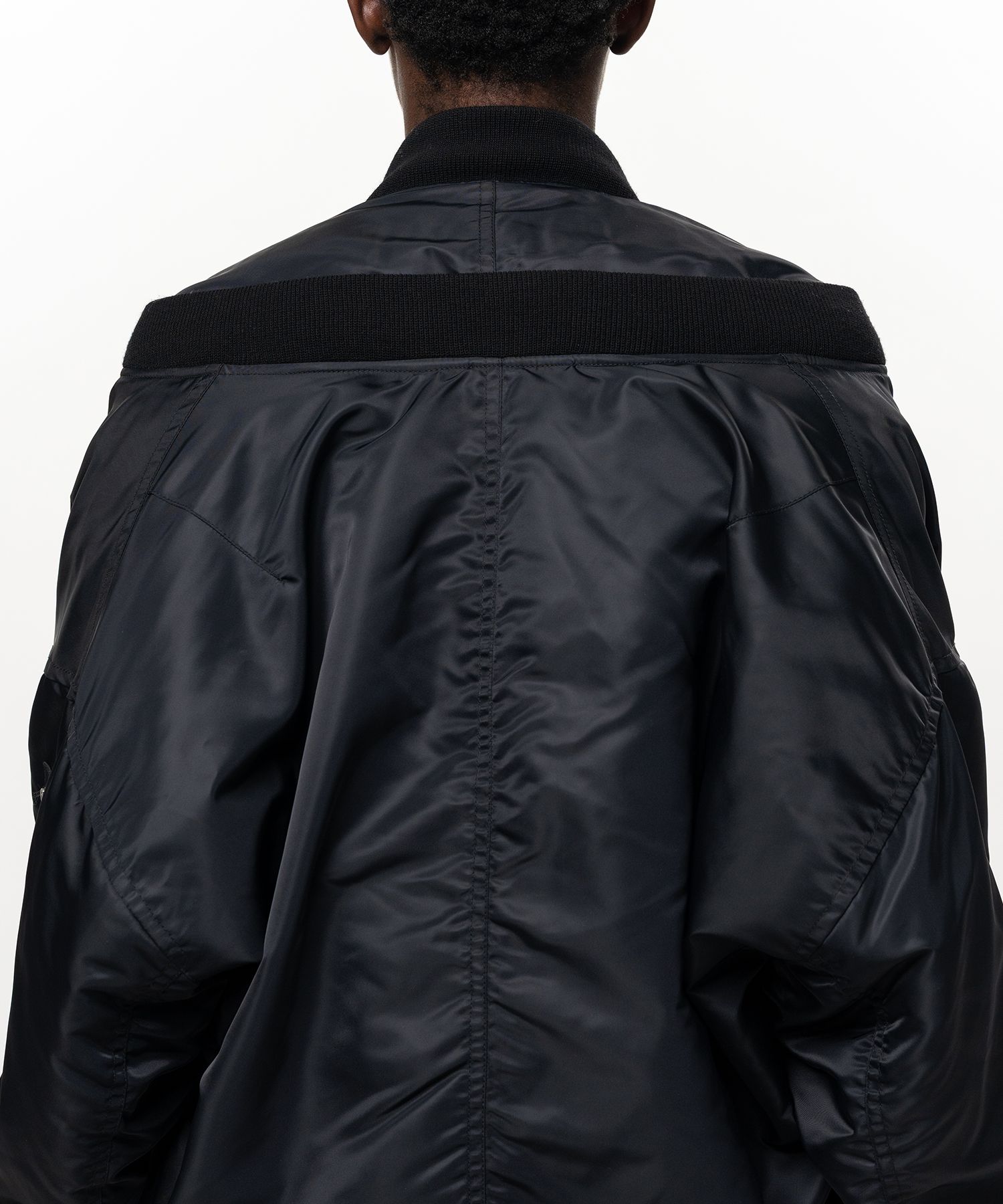 Shifted Layer Flight Jacket