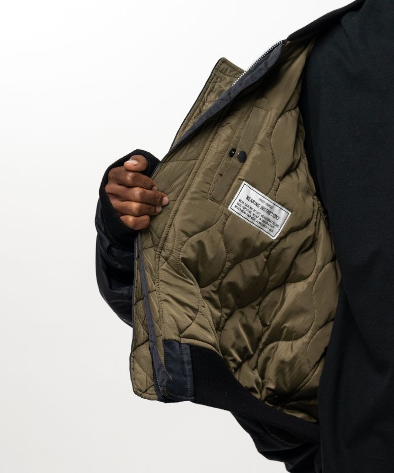 Shifted Layer Flight Jacket