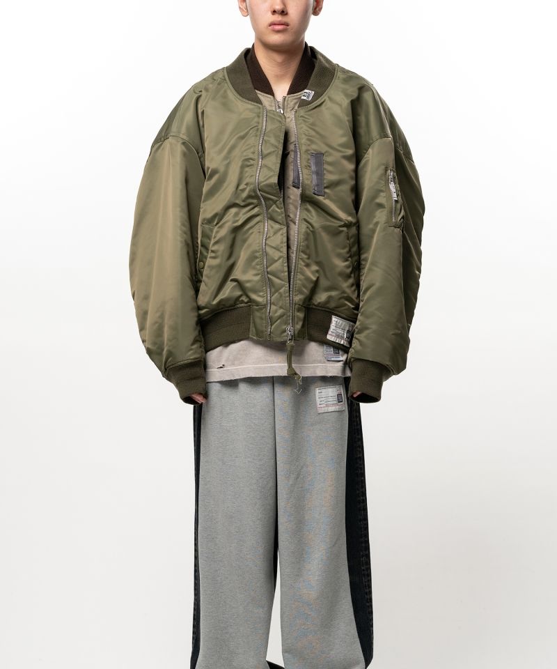 Shifted Layer Flight Jacket