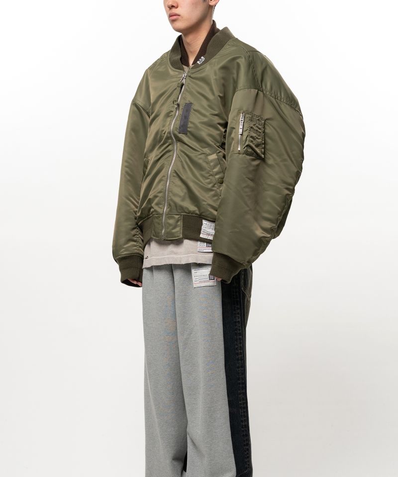Shifted Layer Flight Jacket