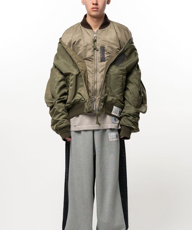 Shifted Layer Flight Jacket