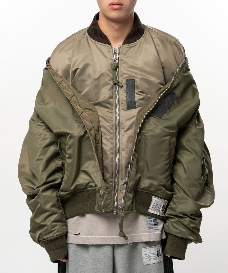 Shifted Layer Flight Jacket