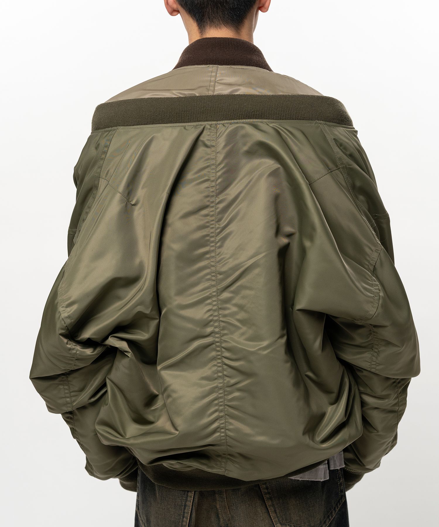 Shifted Layer Flight Jacket