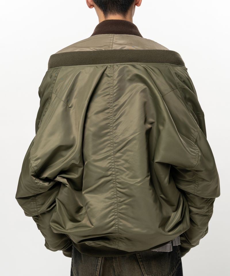 Shifted Layer Flight Jacket