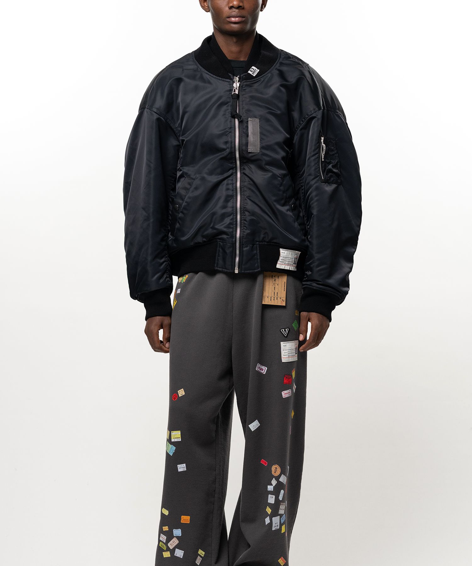Shifted Layer Flight Jacket