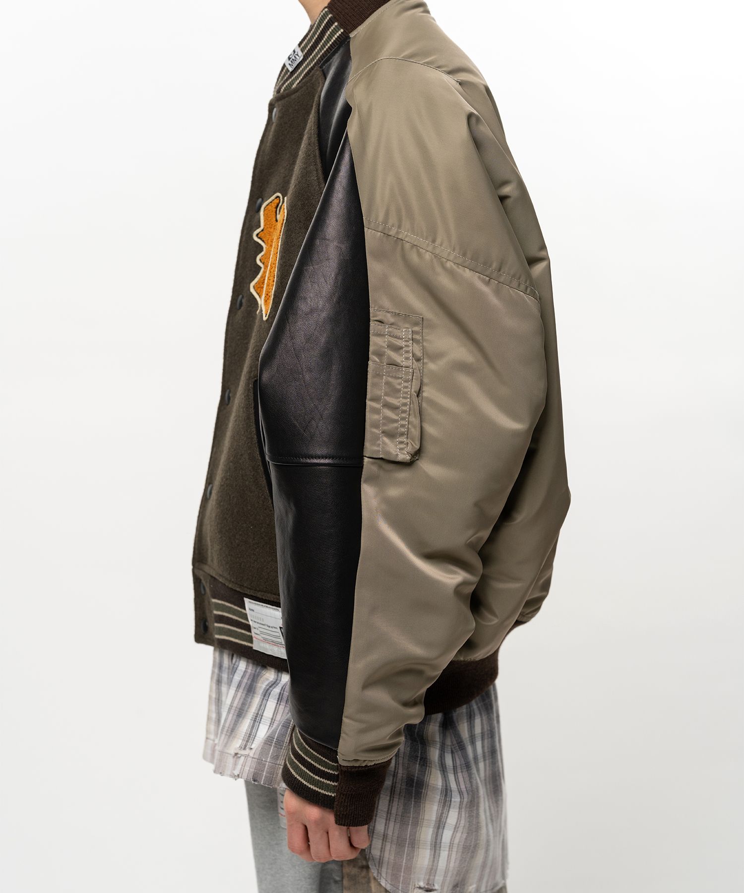 Front Back Combined Stadium Jacket