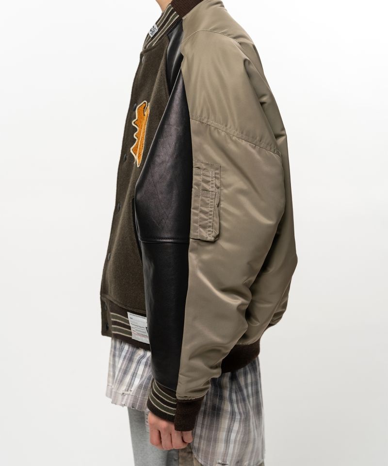 Front Back Combined Stadium Jacket
