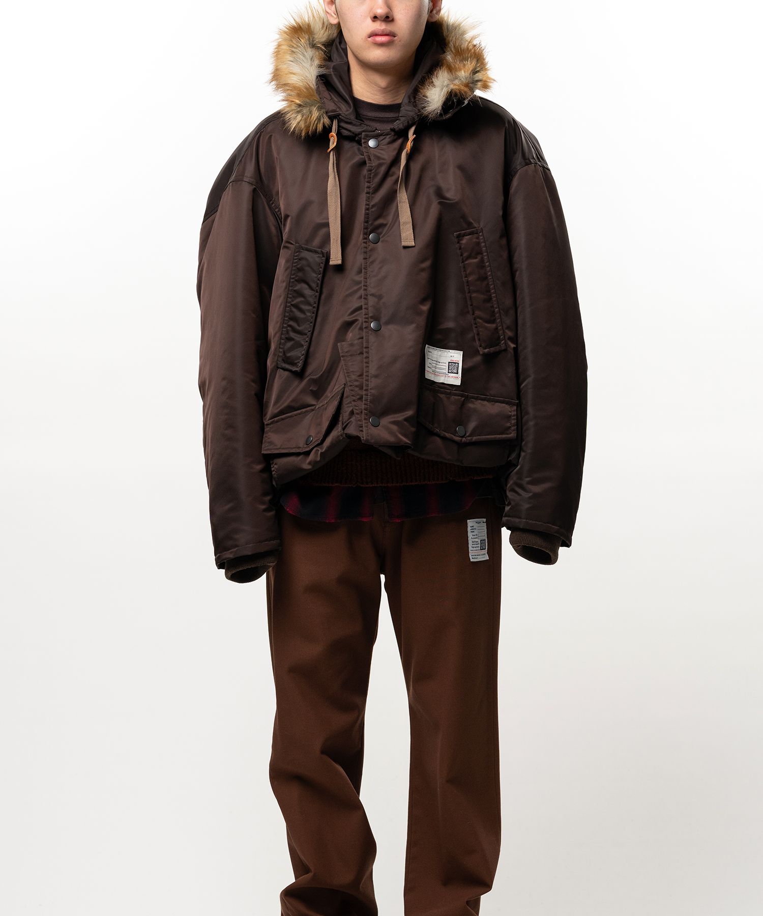 Folded Hem Mountain Hooded Jacket