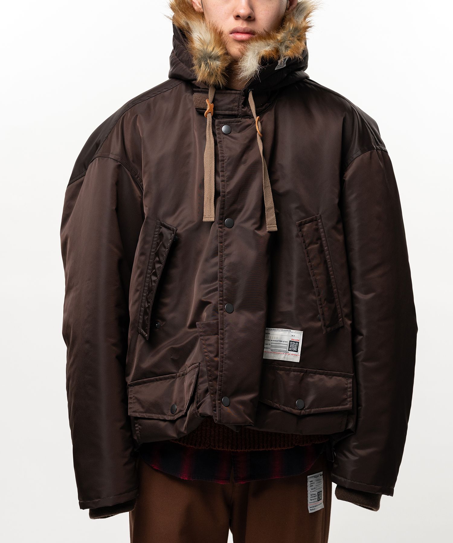Folded Hem Mountain Hooded Jacket