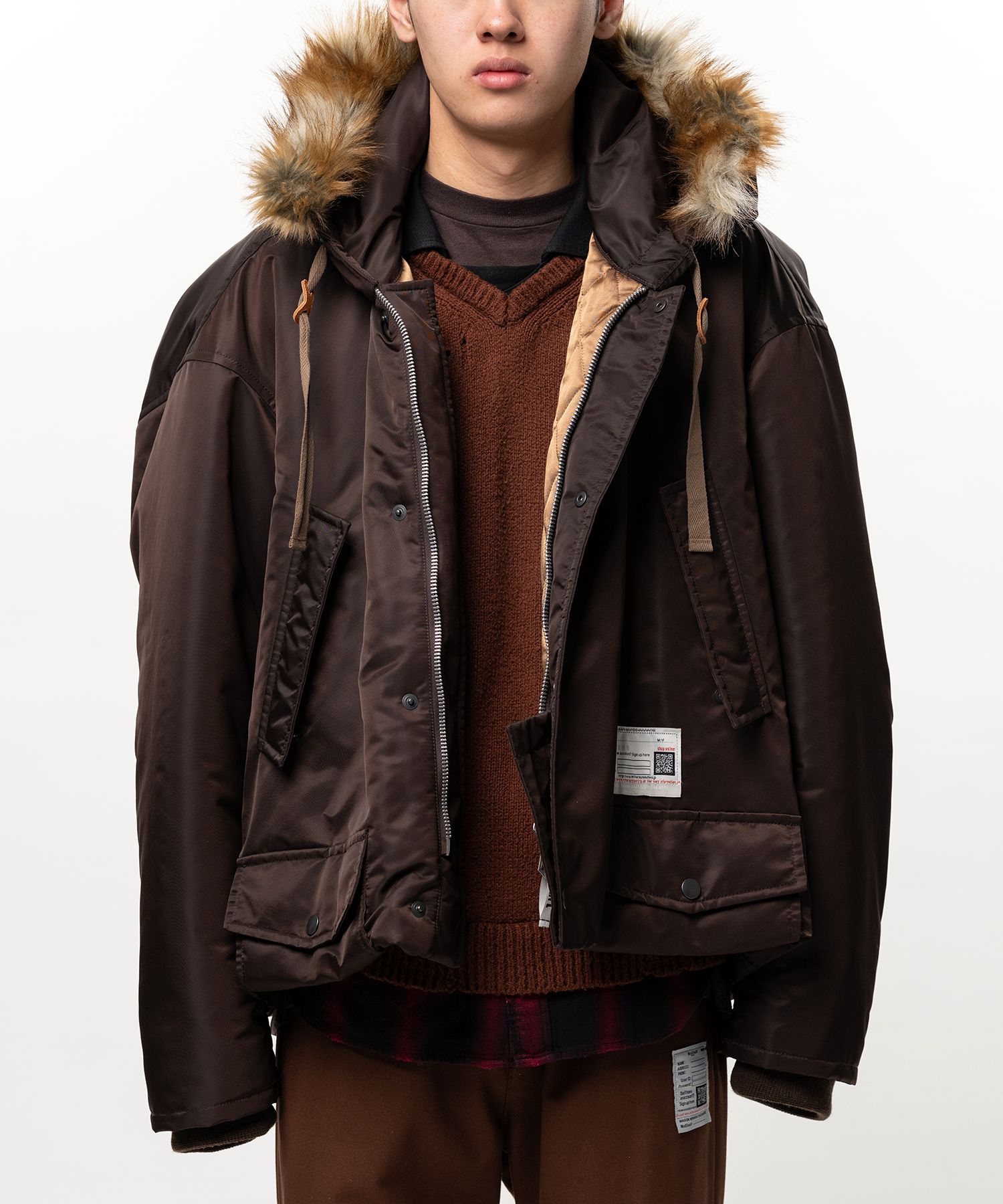Folded Hem Mountain Hooded Jacket
