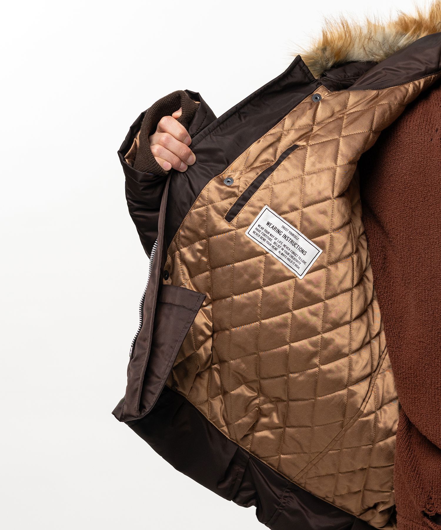 Folded Hem Mountain Hooded Jacket