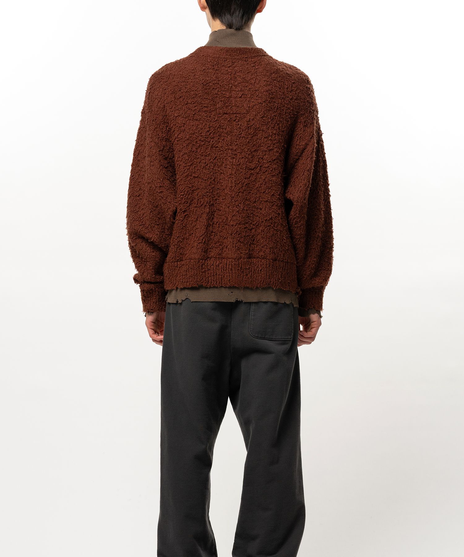 Layered Knit Cardigan