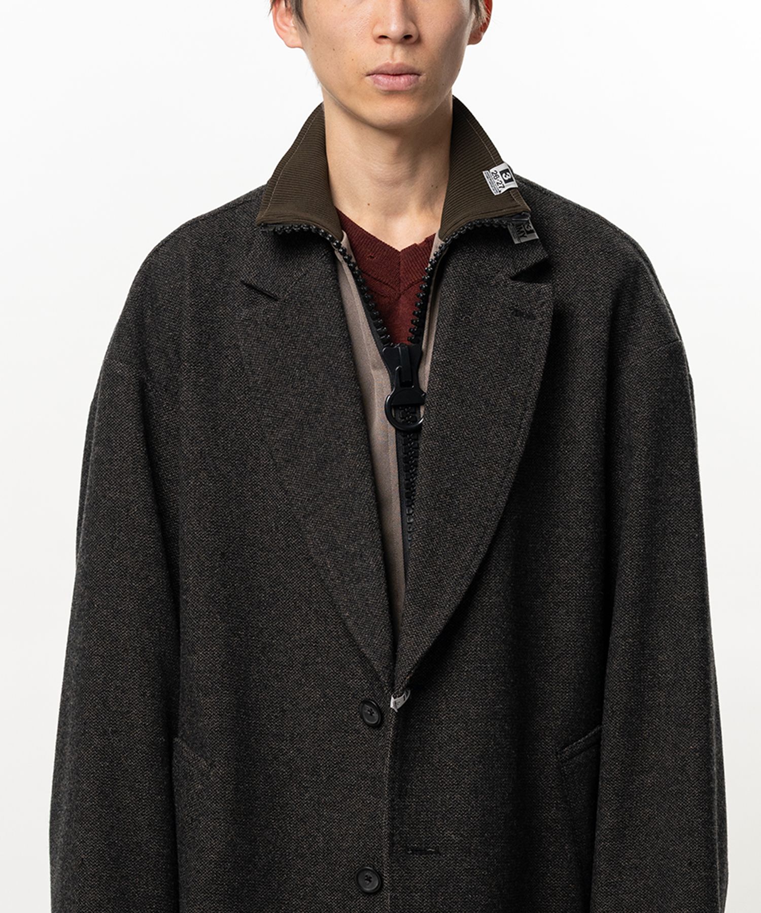 Shifted Shoulder Coat