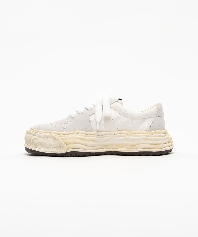 "ERIC" OG Sole Overdyed Mix Material  Low-top Sneakers