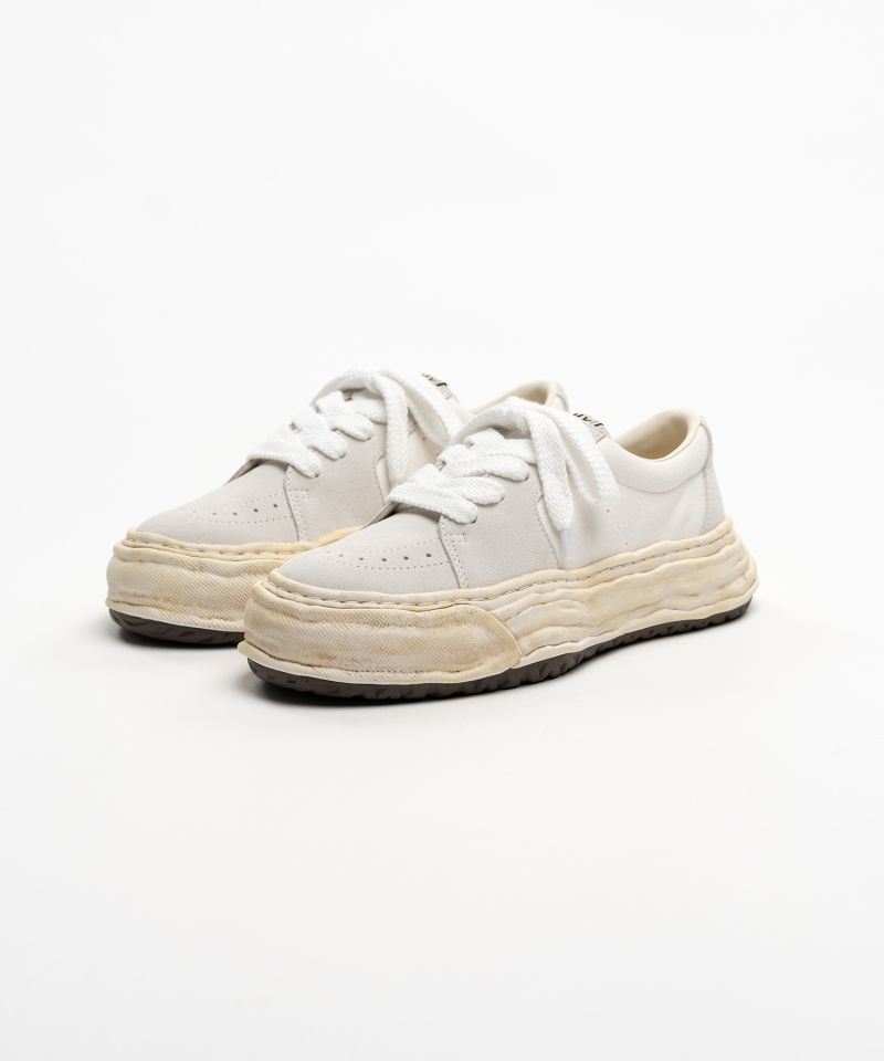 "ERIC" OG Sole Overdyed Mix Material  Low-top Sneakers