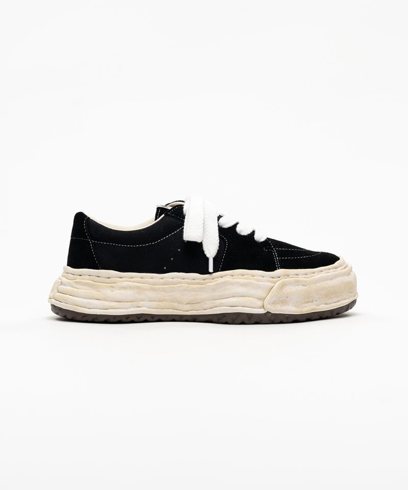 "ERIC" OG Sole Overdyed Mix Material  Low-top Sneakers