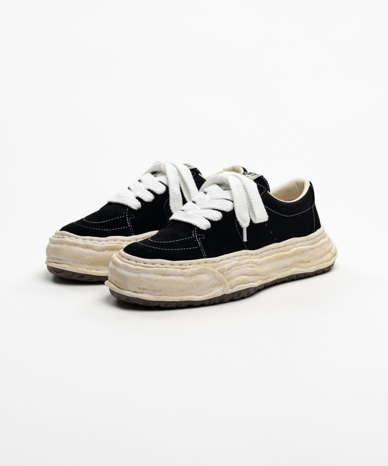 "ERIC" OG Sole Overdyed Mix Material  Low-top Sneakers