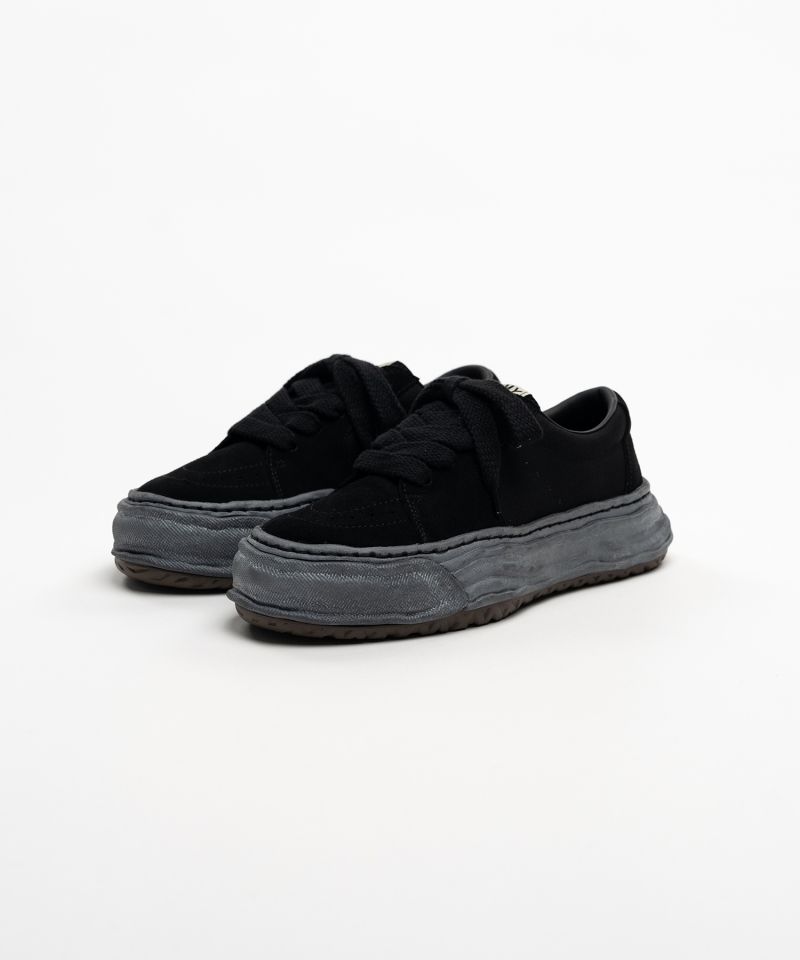 "ERIC" OG Sole Overdyed Mix Material  Low-top Sneakers
