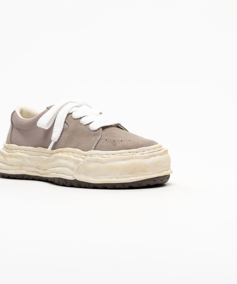 "ERIC" OG Sole Overdyed Mix Material  Low-top Sneakers