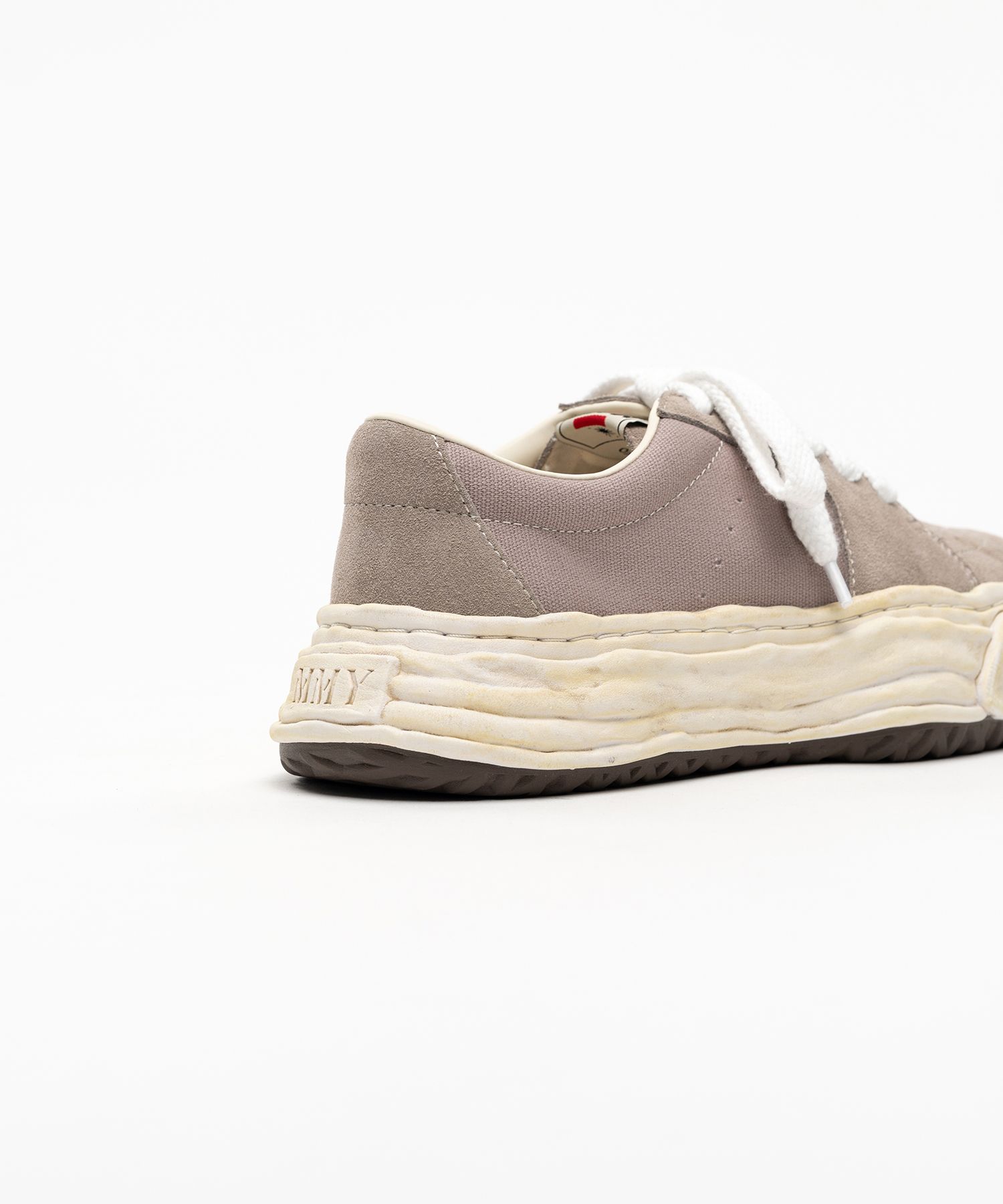 "ERIC" OG Sole Overdyed Mix Material  Low-top Sneakers