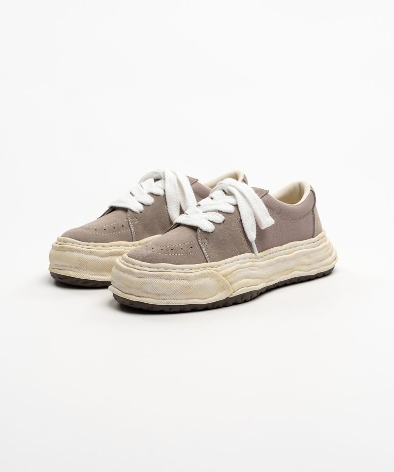 "ERIC" OG Sole Overdyed Mix Material  Low-top Sneakers