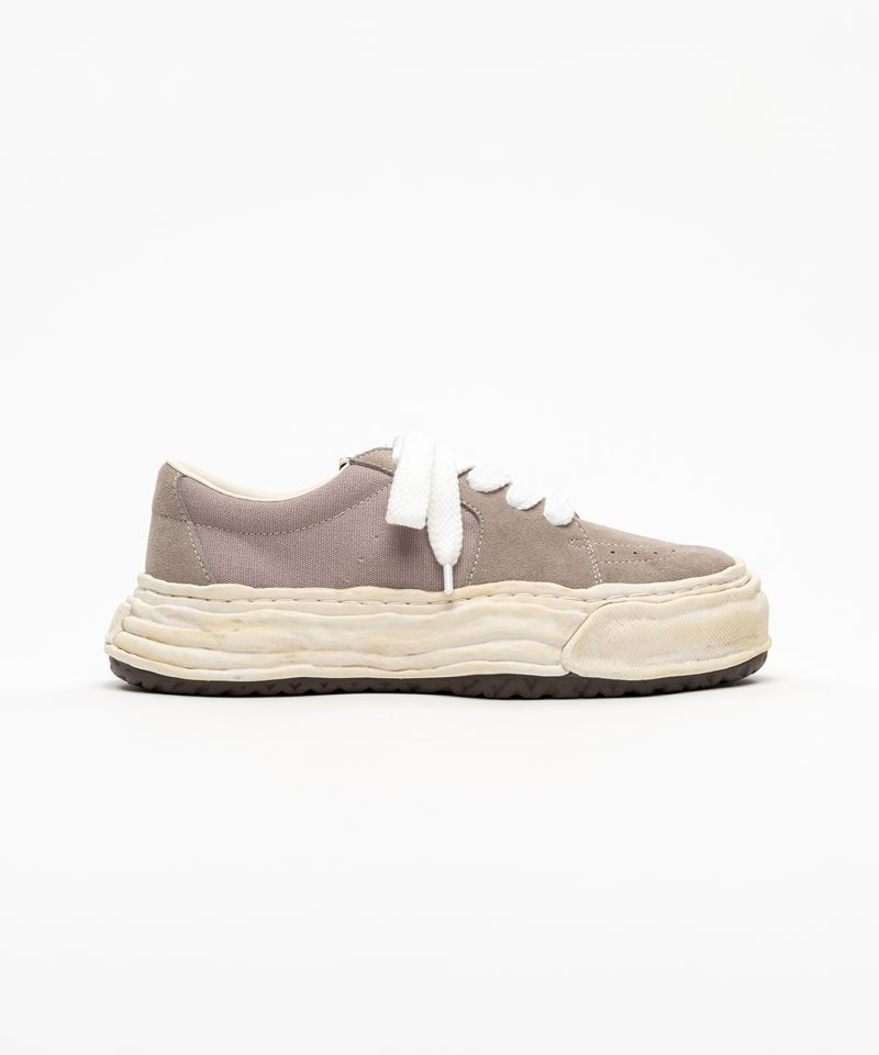 "ERIC" OG Sole Overdyed Mix Material  Low-top Sneakers