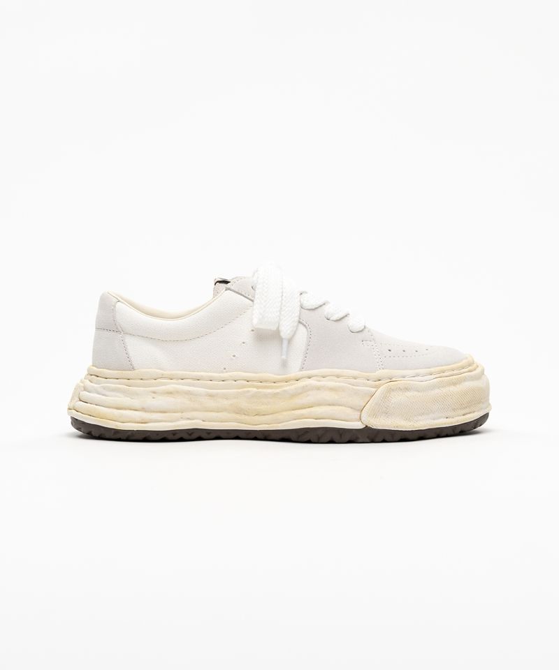 "ERIC" OG Sole Overdyed Mix Material  Low-top Sneakers
