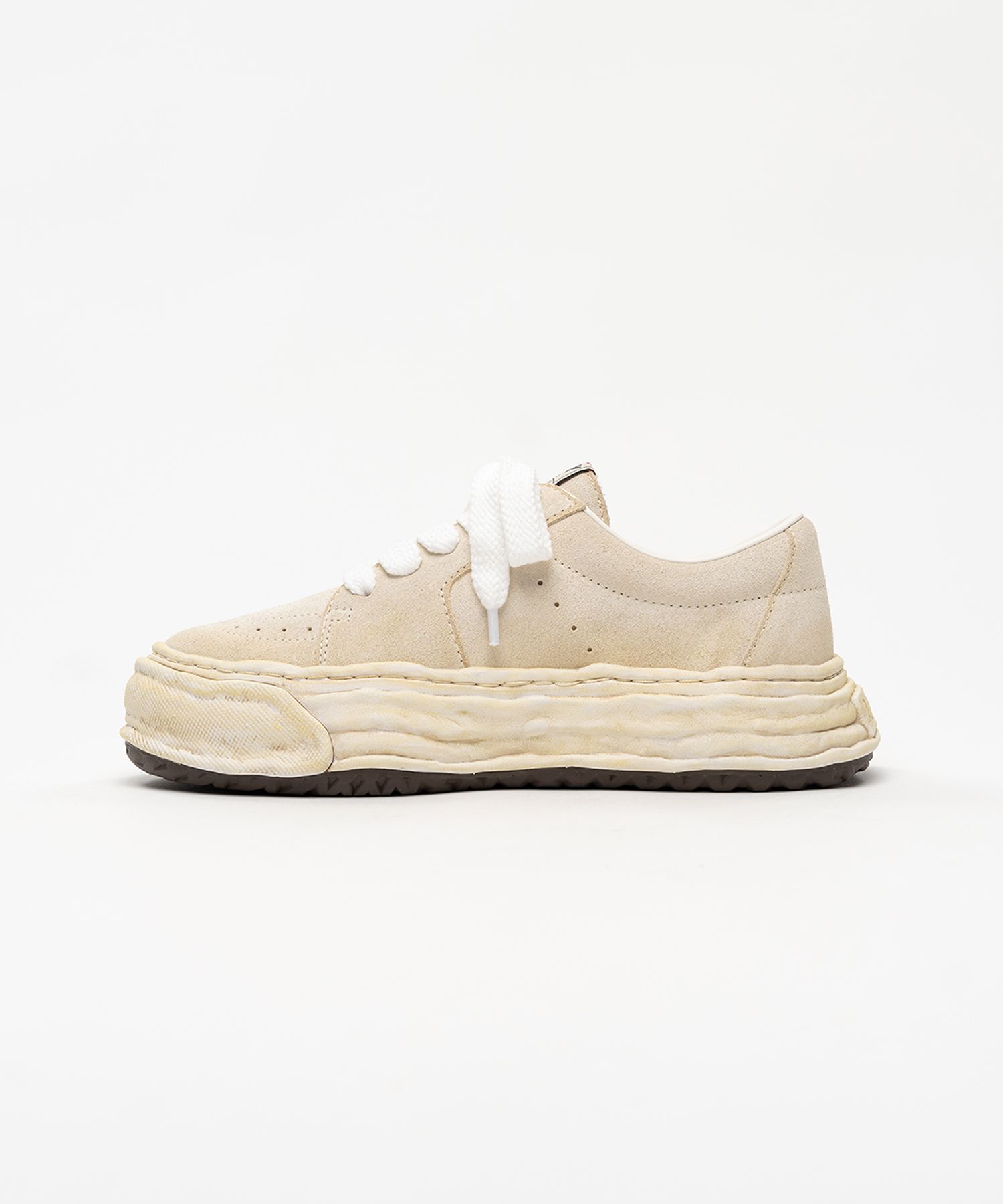 "ERIC" OG Sole Overdyed Suede Low-top Sneakers
