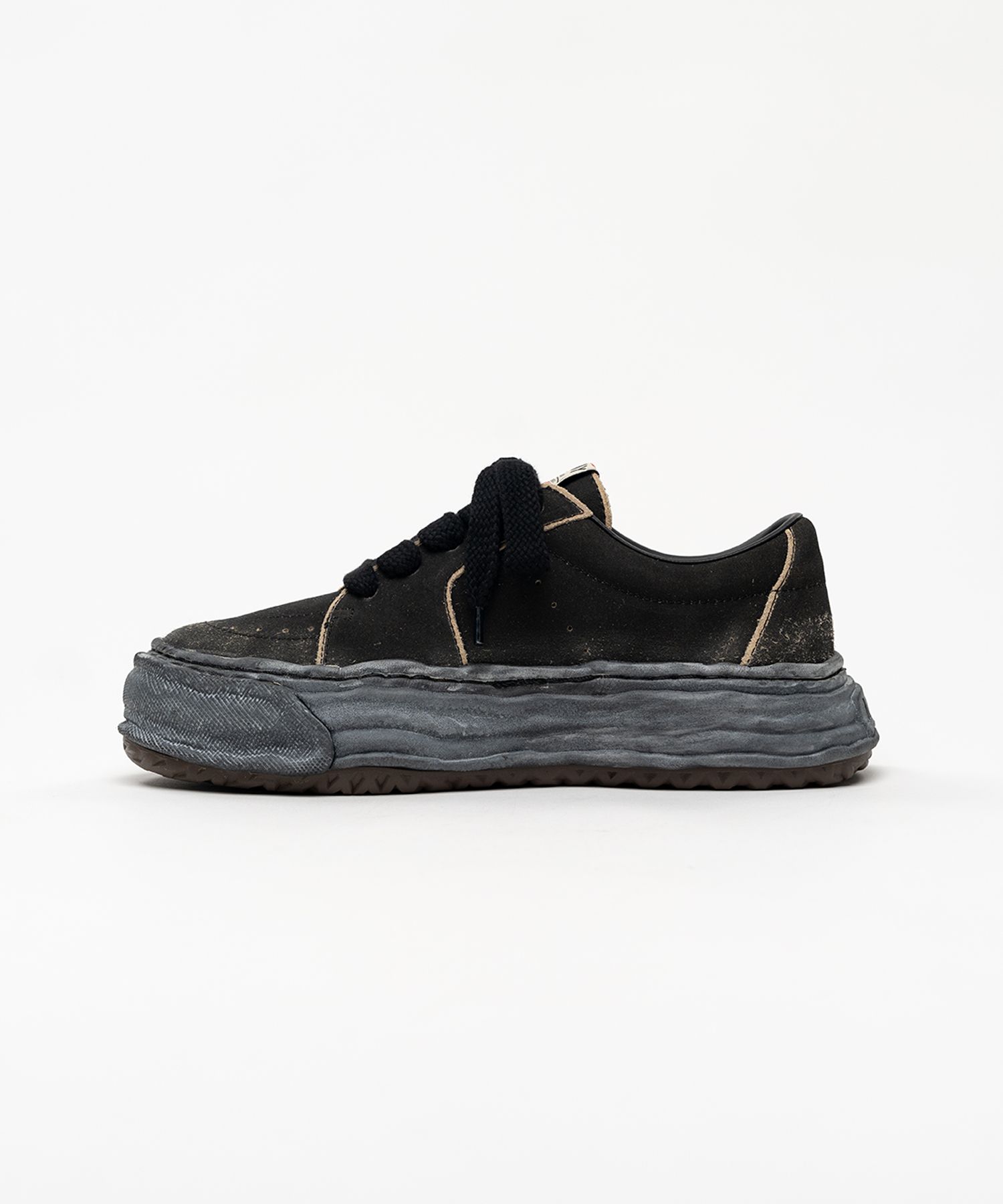 "ERIC" OG Sole Overdyed Suede Low-top Sneakers