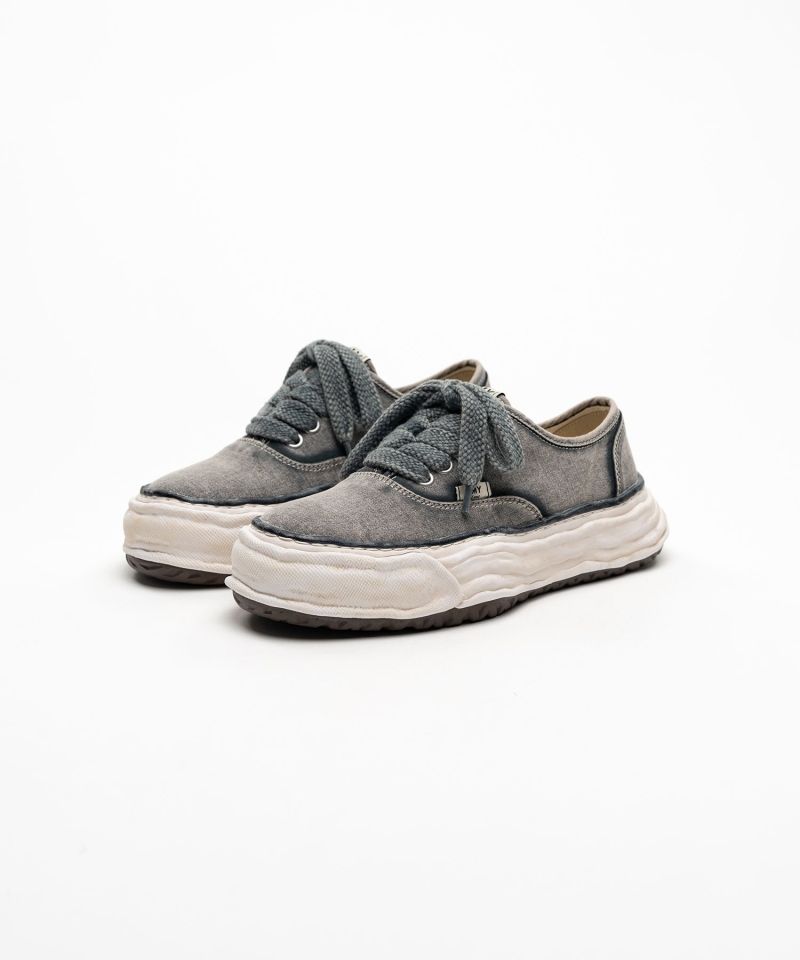 "BAKER 26" OG Sole Bleached Canvas Low-top Sneakers