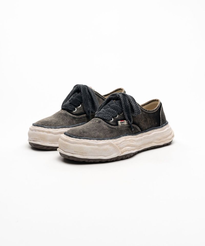 "BAKER 26" OG Sole Bleached Canvas Low-top Sneakers