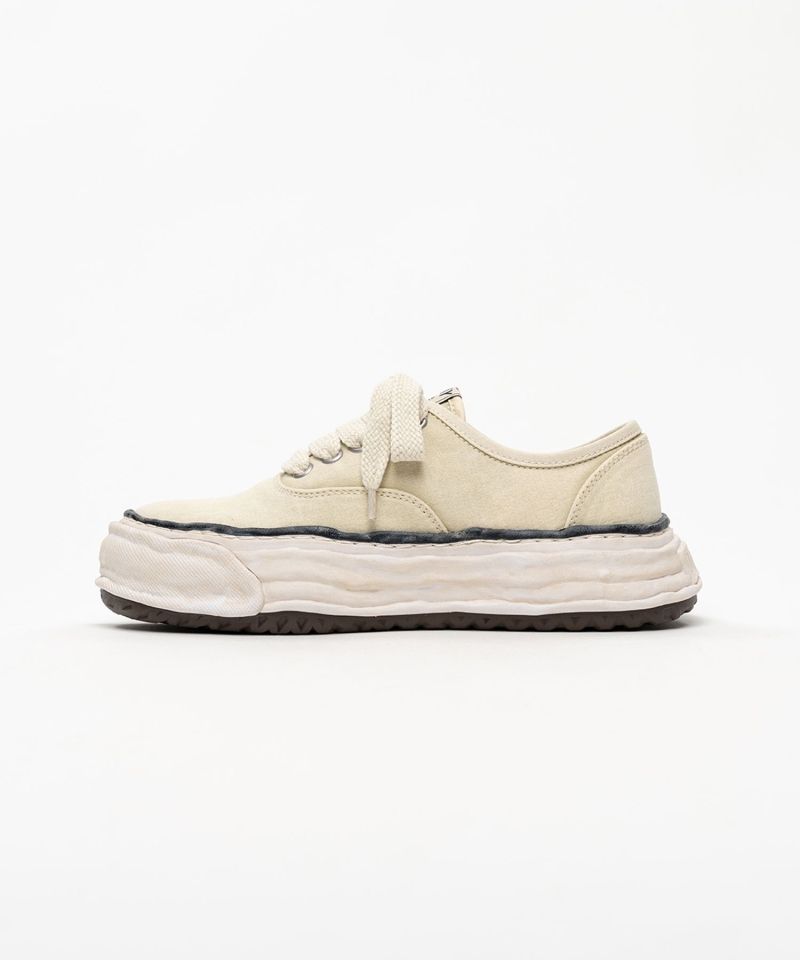 "BAKER 26" OG Sole Bleached Canvas Low-top Sneakers