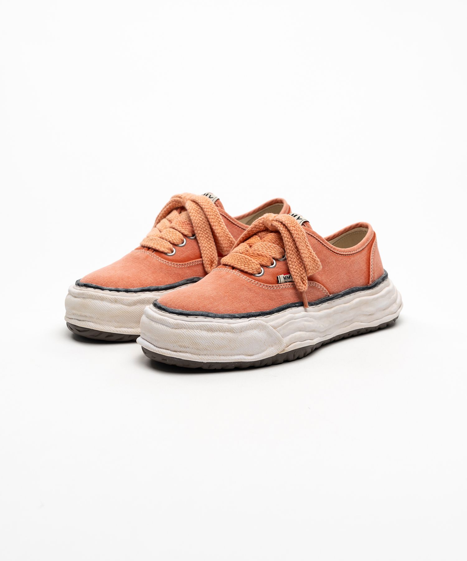 "BAKER 26" OG Sole Bleached Canvas Low-top Sneakers