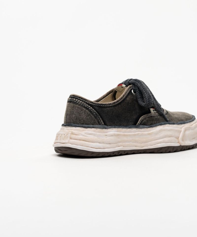 "BAKER 26" OG Sole Bleached Canvas Low-top Sneakers