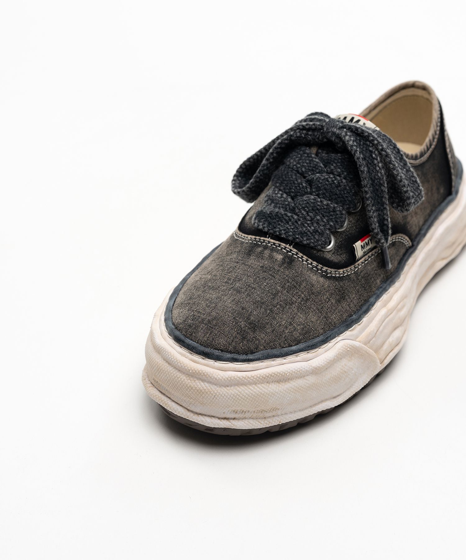 "BAKER 26" OG Sole Bleached Canvas Low-top Sneakers