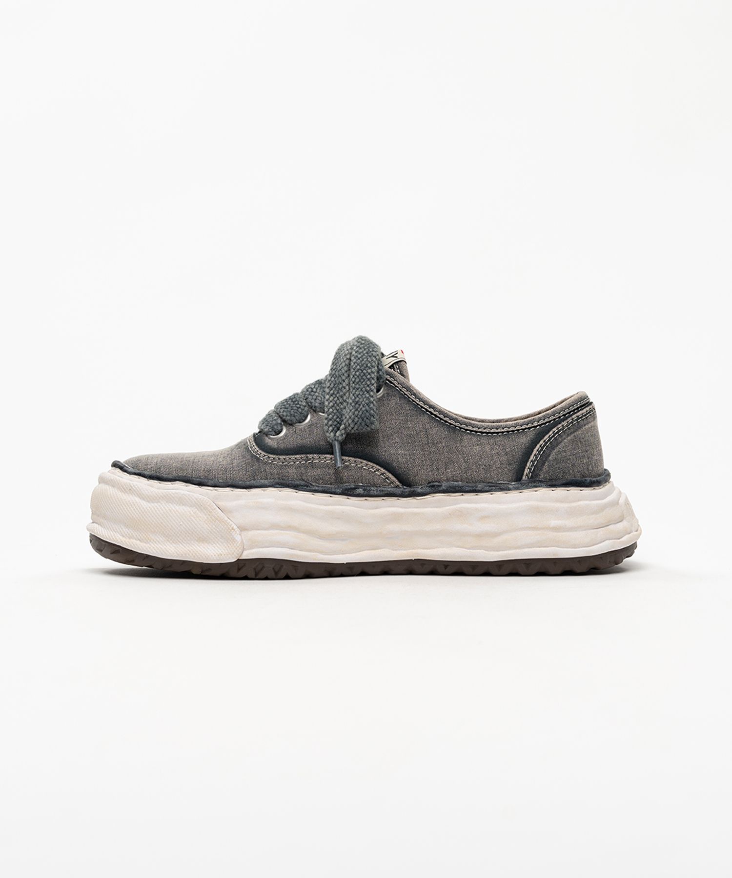 "BAKER 26" OG Sole Bleached Canvas Low-top Sneakers
