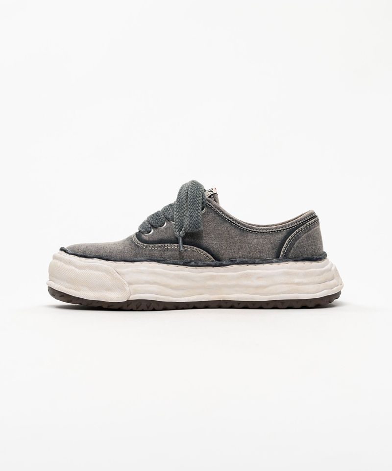 "BAKER 26" OG Sole Bleached Canvas Low-top Sneakers