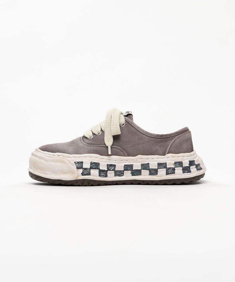 "BAKER 26" OG Graffiti Check Sole Canvas Low-top Sneakers