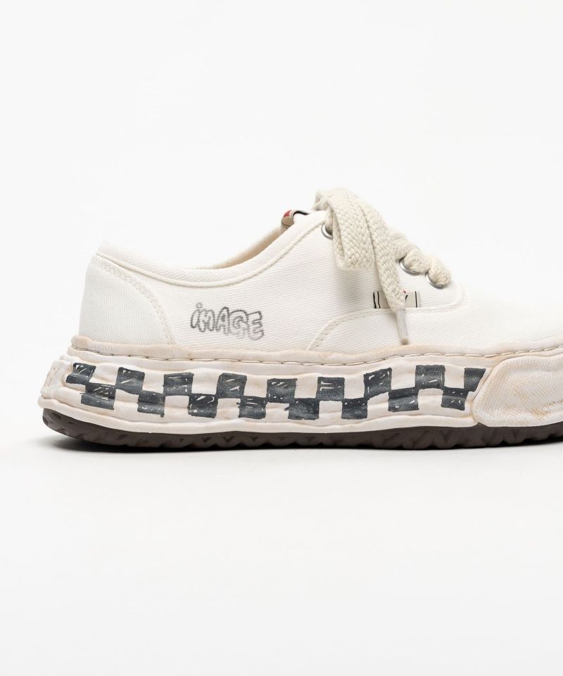 "BAKER 26" OG Graffiti Check Sole Canvas Low-top Sneakers