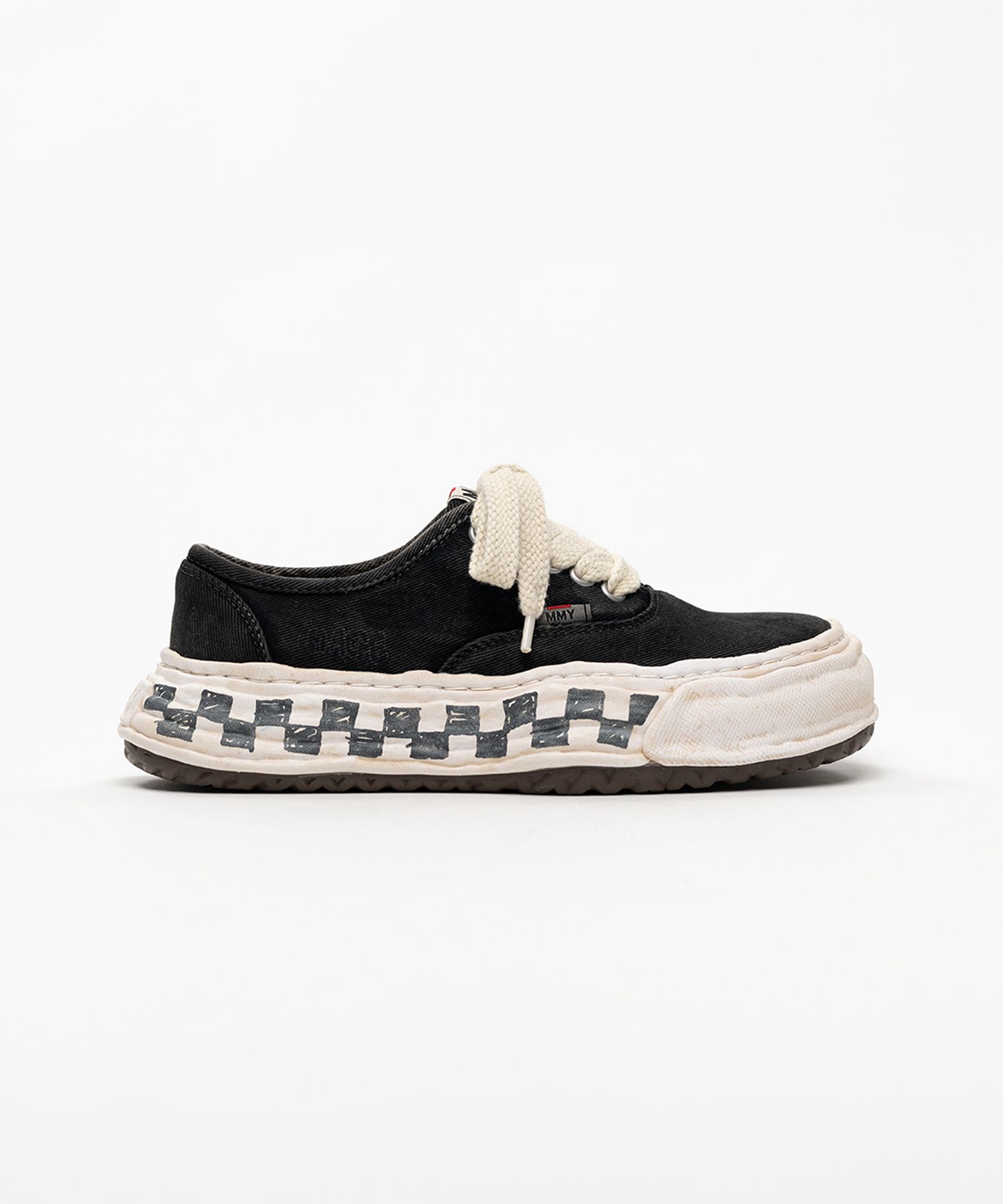 "BAKER 26" OG Graffiti Check Sole Canvas Low-top Sneakers